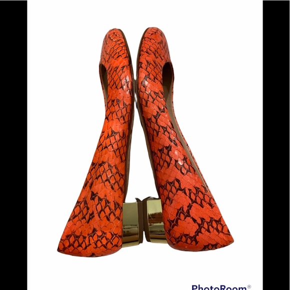 J Crew Collection Janey Snakeskin Flats - Picture 9 of 10